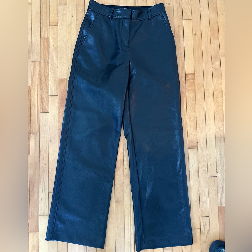 Aritzia Babaton Agency Leather Pants